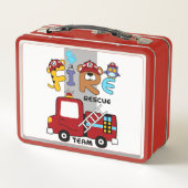 Lunch Box Équipe de Secourt incendie (Dos)