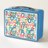 Lunch Box Eric Carle | Lettres Motifs alphabétiques (Devant)