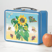 Lunch Box Eric Carle | Scène de fleurs du jardin (En situation)
