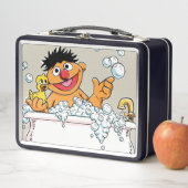 Lunch Box Ernie vintage dans la baignoire (En situation)
