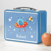 Lunch Box Espace Alien personnalisé (En situation)