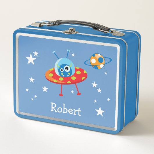 Lunch Box Espace Alien personnalisé (Devant)