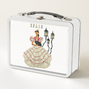 Lunch Box Espagnol danseuse flamenco femme Espagne Travel Ar
