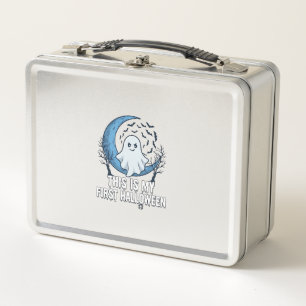 Lunch Box Est Premier Fantôme Halloween Croissant Lune Chauv