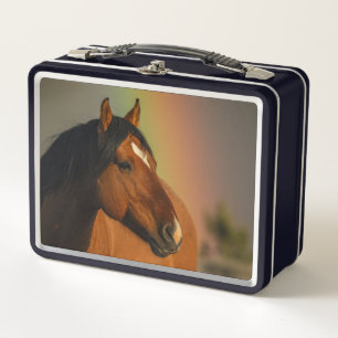 Lunch Box Étalon sauvage, Lumière dorée et Arc-en-ciel