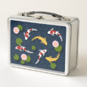 Lunch Box Étang japonais de poissons Koi (Devant)