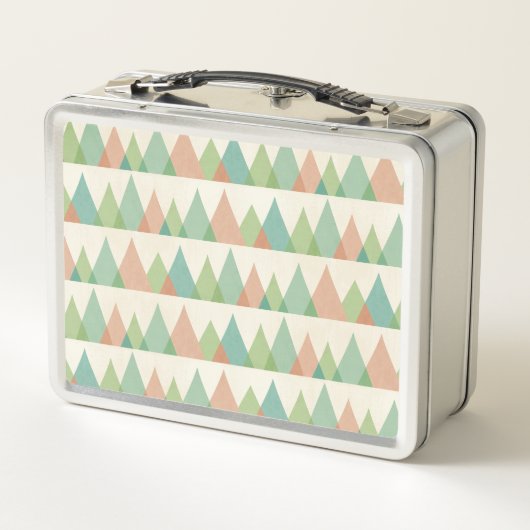 Lunch Box Étape | Teal de Geo de sud-ouest et triangles de (Dos)