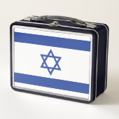 Lunch Box Etat d'Israël Drapeau, Étoile de David Juifs (Devant)