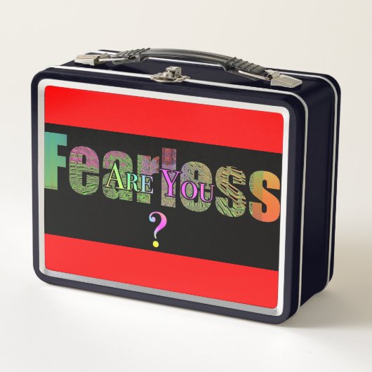 Lunch Box Êtes-vous sans peur ? (Devant)