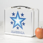 Lunch Box Étoiles d'Amérique (En situation)