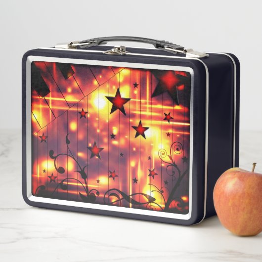 Lunch Box Étoiles d'art (En situation)