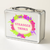 Lunch Box Étranger pense citation dans le style d'une émissi (Dos)