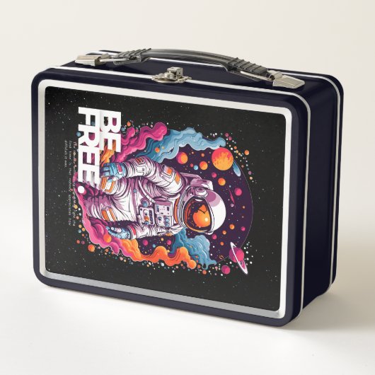 Lunch Box être un astronaute libre (Devant)