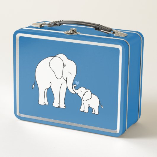 Lunch Box Étreinte Douce de l'Éléphant (Devant)