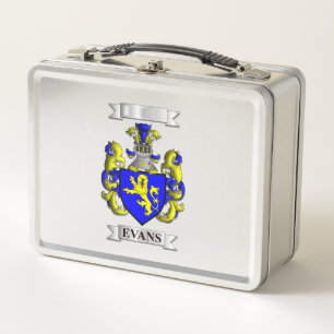 Lunch Box Evans Familie Achternaam En Schild