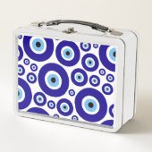 Lunch Box Evil Eye Pattern, Greek Eye, Turkish Eye, Nazar (Devant)