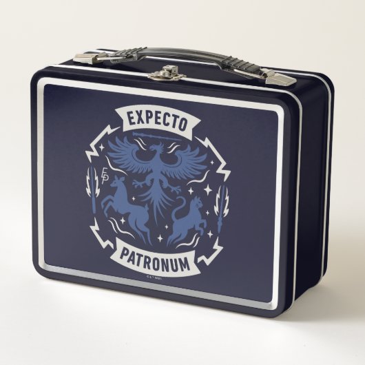 Lunch Box Expecto Patronum Vintage Silhouette Graphic (Devant)