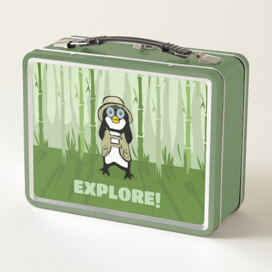 Lunch Box Explorez ! Pingouin (Dos)