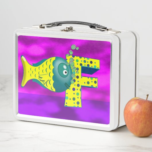 Lunch Box F Boîte à lunch de poisson (En situation)