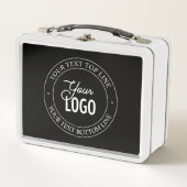 Lunch Box Facile de remplacement de logo et de texte personn (Devant)