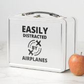 Lunch Box Facilement distrait par les avions amusant pilote  (En situation)