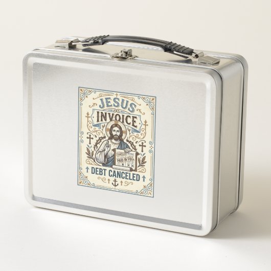 Lunch Box Facture Jésus Dette Annulée Facture Jésus Dette Pe (Devant)