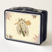 Lunch Box Fae Beige Graphisme Art, Mystique Moth (Devant)