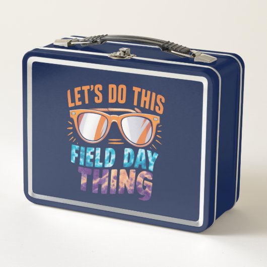 Lunch Box Faisons cette journée de terrain avec des lunettes (Devant)