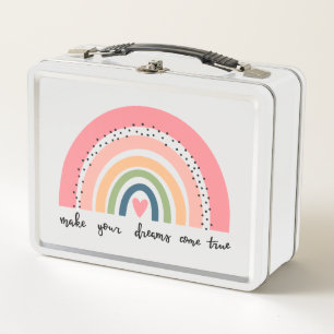 Lunch Box Faites de vos rêves une réalité arc-en-ciel