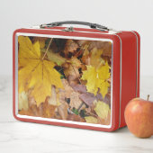 Lunch Box Fallen Maple Feuille Jaune Automne Nature (En situation)