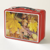 Lunch Box Fallen Maple Feuille Jaune Automne Nature (Dos)