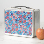 Lunch Box Falln Blue Floral (En situation)