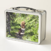 Lunch Box Famille d'ours bruns (Dos)