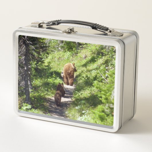 Lunch Box Famille d'ours bruns (Devant)