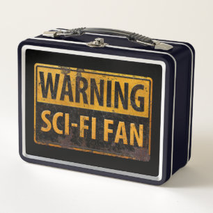 Lunch Box FAN D'AVERTISSEMENT de la SCIENCE FICTION - signe