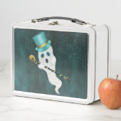 Lunch Box Fantôme dans la nuit étoilée Ciel Silencieux Visag (En situation)