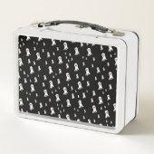 Lunch Box Fantômes d'Halloween foncé (Dos)