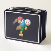 Lunch Box Faucon au baseball avec une batte de baseball (Dos)