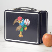 Lunch Box Faucon au baseball avec une batte de baseball (En situation)