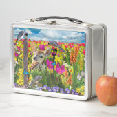 Lunch Box Fawn Birds (En situation)
