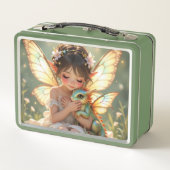 Lunch Box Fée et Dragon | Conte de fées Chibi Anime (Dos)