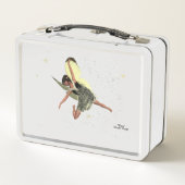 Lunch Box Fée Fille Avec Ailes Jaunes Boîte À Déjeuner (Dos)