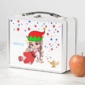 Lunch Box Fée magique mignonne et étoiles sur blanc (En situation)
