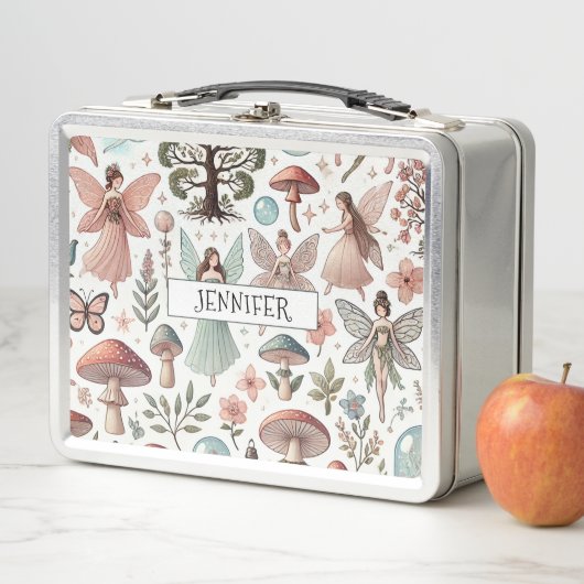 Lunch Box Fée personnalisée (En situation)