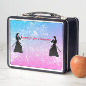 Lunch Box Femme Samurai guerrière avec épée (En situation)