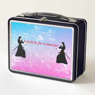 Lunch Box Femme Samurai guerrière avec épée