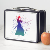 Lunch Box Femme Samurai guerrière avec épée (En situation)