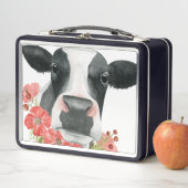 Lunch Box Ferme à pavot - Vache aux fleurs (En situation)