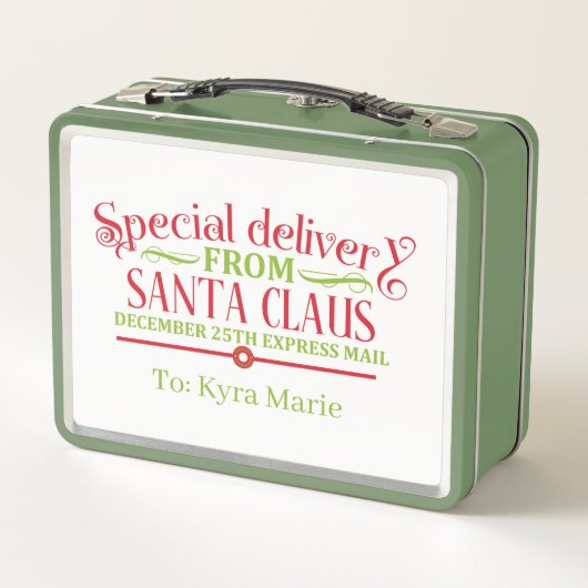 Lunch Box Festive Noël Père Noël express (Dos)