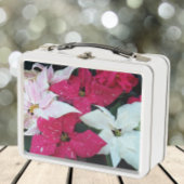 Lunch Box Festive vacances Poinsettias Floral